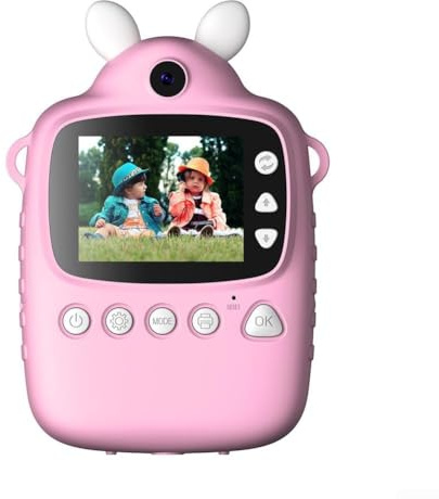 Kids Digital For Instant Camera with Integrated Thermal Printer 2.4 Inch HD Screen and 16MP Photo Capability