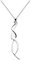 Dew 90W3 Halskette mit Anhänger im Jugendstil, Sterling-Silber 925, 46 cm