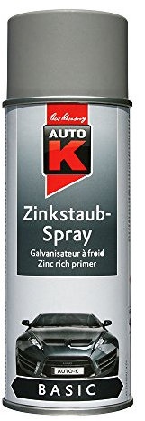 Galvanisante à Froid Auto-K - Bombe Aérosol Spray de Galvanisateur Anti-Corrosion, Anti-Rouille Auto Moto - 400 ml - Ref. 233054