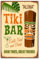 Postereck - 0279 - Plakat, Tiki Bar Schild Vintage Sommer Hawaii - Spruch Schrift Wandposter Fotoposter Bilder Wandbild Wandbilder - Poster - 3:2-30,0 cm x 20,0 cm