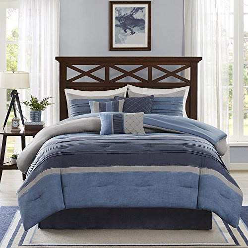 Madison Park Casual Modern Comforter Set, 7PC King Bedding Set