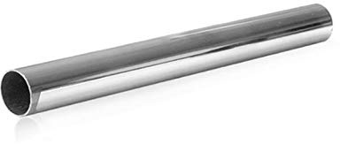 Wardrobe Rail Round Chrome Hanging Rail 1400MM Free END Supports & Screw