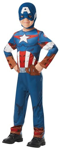 Rubies Official Marvel Avengers Captain America Classic Child's Costume - Toddler Age 2-3, Height 98 cm Halloween
