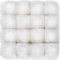 16 Stücke Kunstpelz Pom Pom Ball DIY Pelz Pom Poms für Hüte Schuhe Schals Tasche Pompons Keychain Charms Stricken Hut Zubehör, Weiß