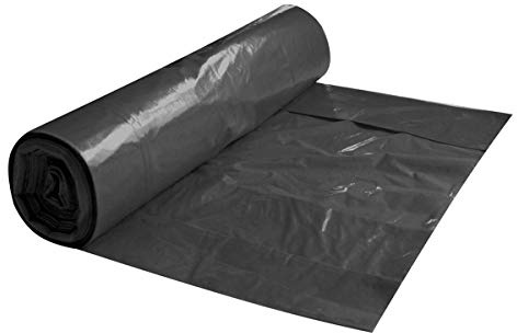 Blauer Müllbeutel, LDPE-Müllsack, 160l Müllbeutel, Abfallbeutel, PE-Abfallsack, groß, 80/ 60my, Polyethylen, reißfest, Größe:80 my