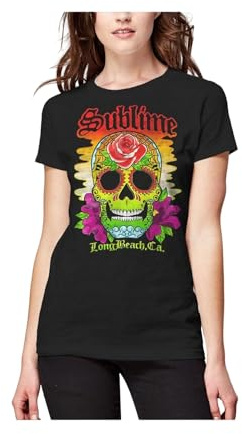 Sublime Colour Skull T-Shirt schwarz XL