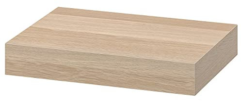 Ikea LACK 604.310.73 Étagère murale flottante effet chêne teinté Blanc 30 x 26 cm