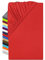 npluseins Microfaser Spannbettlaken – atmungsaktiv und Allergiker geeignet 1519.2192, 140-160 x 200 cm, rot