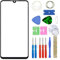 MovTEK Display Reparatur Set Frontglas Ersatz für Huawei P30 Lite/Nova 4E 6.15 Original Front Glas Displayglas mit Öffnungswerkzeuge und Kleber (Schwarz)