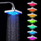 Heaveant LED Duschkopf, Duschbrause LED Farbwechsel, LED Regendusche 7 Farben Licht Automatische für Home Badezimmer, Keine Stromversorgung