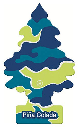 Little Trees Air Freshener Tree MTR0062B Pina Colada Fragrance For Car Home Boat Caravan - 24 Pack