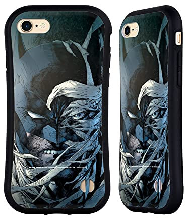 Head Case Designs Offizielle Batman DC Comics Neue Auflage Comic-Cover Hush Hybride Handyhülle Hülle Huelle kompatibel mit Apple iPhone 7/8 / SE 2020 & 2022