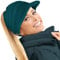 TOSKATOK Damen Slouchy Peaked Pferdeschwanz Unordentlicher Dutt Beanie Mütze Kappe, blaugrün, Einheitsgröße