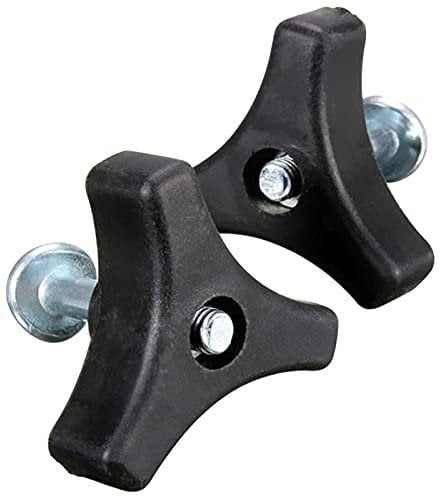 QOTSTEOS Triangle Knob Handle, Universal Lawnmowers Handle Wing Nut And Bolt, Wing Nut And Bolt Power Equipment Part, Power Equipment Part Garden Tools For Lawn Mower Machine(size:2sets)