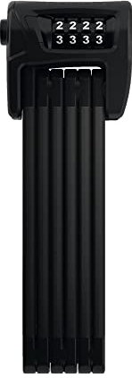ABUS Cerradura plegable Bordo Combo 6100 SHFL, cerradura de combinación con soporte de bloqueo magnético (Monkeylink), acero endurecido, nivel de seguridad ABUS 9, longitud 90 cm