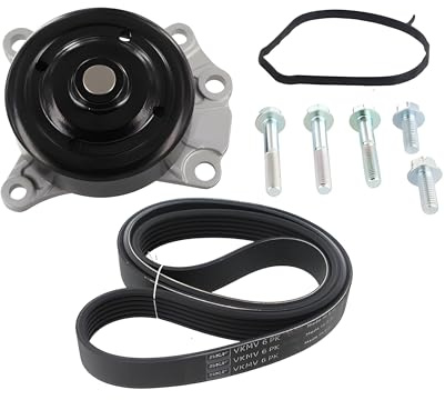 SKF Wasserpumpe und Keilrippenriemensatz mit Dichtungen VKMC 36812 Höhe 171 mm Länge 271 mm Breite 142 mm - OE-Qualität