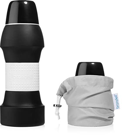 Brondell Bidet GoSpa Faltbares Reise-Bidet, kompakt und diskret, mit Reisetasche, 500 ml, Schwarz