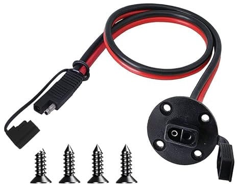 iHaospace Batterieladegerät 10 AWG SAE-Stecker SAE-Buchse Seitenwandanschluss 60 cm