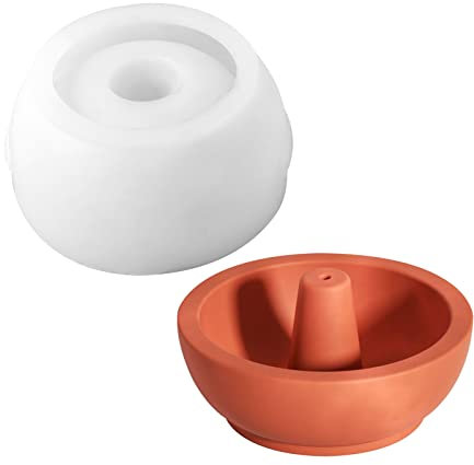 BOOWAN NICOLE Beton-Zement-Räucherstäbchen, Basisformen, Räucherstäbchenhalter, Silikonform
