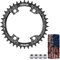 Enjcyling 110BCD Einzel-Kettenblatt, zweite Generation, schmale breite Technologie, 110 mm BCD Volllegierung, CNC, 4-Bolzen, 36T, für 7/8/9/10/11/12 Geschwindigkeit