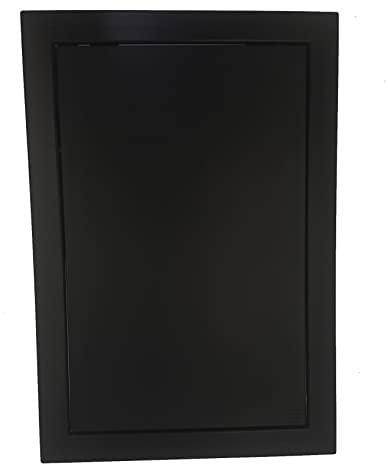 200x300mm Devant Noir Peindre Panneau Inspection Accès Plastique Carreaux Dissimulées