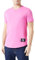 Calvin Klein Badge Turn Up Sleeve J30J323482, Top in Maglia a Maniche Corte Uomo, Rosa (Pink Amour), S