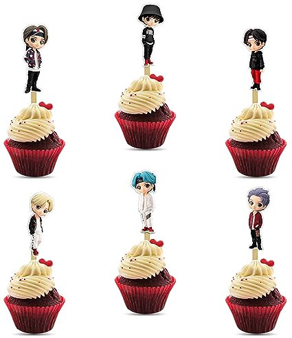 Seyal® Tny Tan (BTS) Cupcake Topper