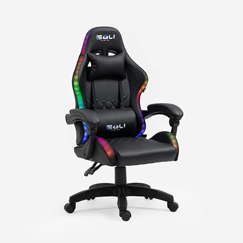 Produce Shop Poltrona Sedia Gaming ergonomica per Bambini LED RGB The Horde Junior