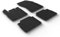 Gledring Satz Gummimatten kompatibel mit Nissan X-Trail e-Power Hybrid 2021- (T Profil 4-teilig + Montage-clips)