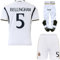 DMDMK R.Madrid #5 Bellingham 2025/2026 Heim Trikot Shorts und Socken Kinder und Jugend Größe (Heim, 16 (2-3 Jahre))