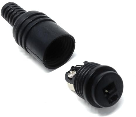 DRUT 1pcs. 2 Pin Speaker DIN Socket Female HiFi Connectors, Screw Terminals, Cable Adapter