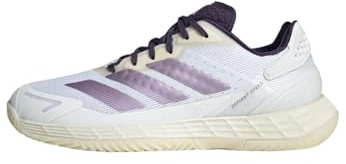 adidas Women's Defiant Speed 2 Tennis Shoes, Cloud White/Powder Plum/Aurora Plum, 6.5 UK