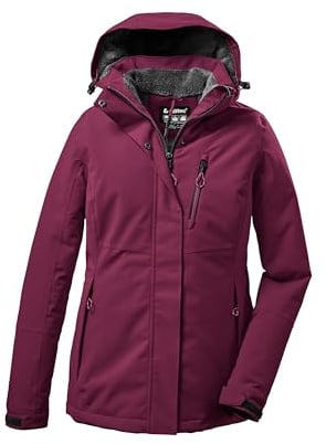 Killtec Damen Outdoorjacke Funktionsjacke mit abzippbarer Kapuze KOW 140 WMN Jckt wasserdicht, Winddicht, atmungsaktiv