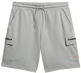 Superdry Herren Funktions-Cargoshorts mit Logo Schiefergrau Eisen L