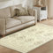 SONGMICS HOME Boho Teppich, 160 x 230 cm, Schlafzimmer Teppich, Wohnzimmerteppich, rutschfesterteppich, waschbarerteppich, flauschig, Dekoration, für Wohnzimmer, sandbeige TAR029L02