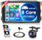 6G+128G 8 Core Wireless Carplay Android 13 Autoradio 2 Din per Mercedes Benz Smart Fortwo 451 2005-2010 9 Pollici Autoradio con Android Auto Navi GPS WiFi Bluetooth FM/RDS/DSP EQ Telecamera Posteriore