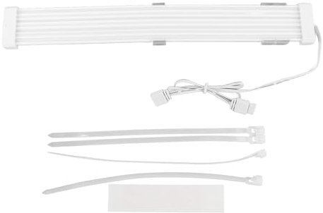 ARGB Motherboard Power Supply Cable, 44 LED Beads Double Row, 5V 3Pin RGB PSU Cable,24 Pin Connector, 8 Pin GPU Power Cable, Ready to Use