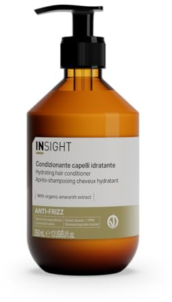 Insight Feuchtigkeitsspendende Haarkonditionierung 350 ml Anti-Frizz | leichte und feuchtigkeitsspendende Conditioner gegen stumpfes und stumpfes Haar | Packung aus Glas