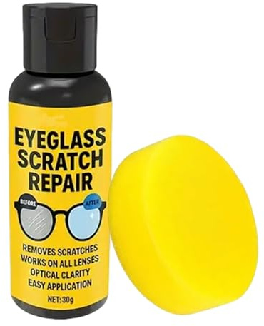 Rukjmqi Spray Für Brillengläser 30g Kratzerentferner Brille Brillenkratzerentferner Spiegel Politur Reiniger Politur Und Beschlagschutz Für Autoscheiben Fenster Kameras Spiegel Uhren Smart Phone