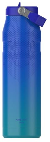 Stanley 1913 Flip Straw Sports Water Bottle 1.06L - Pacific Hypergrip | 15 Hours Cold - 4 Days Iced - BPA-Free - Leak Resistant - Dishwasher Safe - Fits Cup Holder
