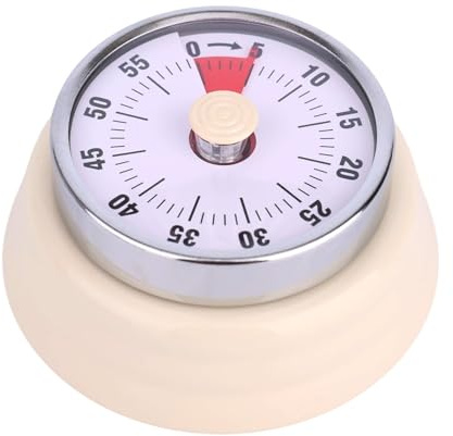Penitue Stainless Steel Sauna Timer, Infrared Sauna Clock Accessories Up to 55 Minutes Mechanical Self Drive No Batteries Required Gift Supplies Essentials for Home Spa Rooms