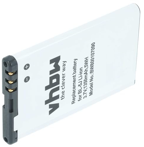 vhbw Akku Ersatz für Doro RCB01 | für Handy Smartphone Telefon (1350 mAh, 3,7 V, Li-Ion)