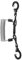 Mares Lanyard Spiralkabel Mit Ring, Black, One Size