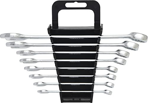 KS Tools 517.0048 CLASSIC Ringmaulschlüssel-Satz, abgewinkelt, 8-tlg. 8-19mm