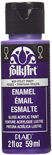 Folkart Violet Pansy Enamels - 2oz