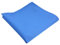 TigerTie Einstecktuch in blau himmelblau hellblau einfarbig Uni Rips gemustert