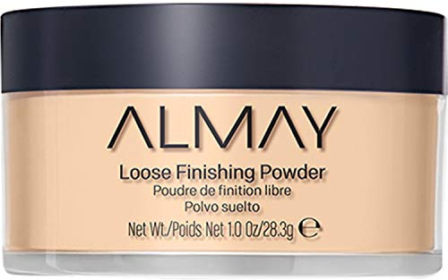 Almay Setting Powder, Face Makeup, Matte Loose Powder, Hypoallergenic, Cruelty Free, 200 Light Medium, 1 Oz