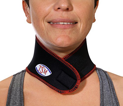 TSM Sportbandage Nacken-Bandage aktiv, XL, 2120, Schwarz