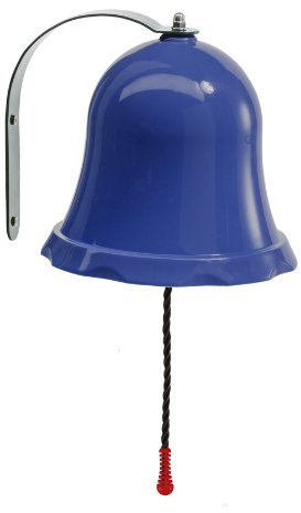 Bell Including Fittings For Kids Climbing Frames or Tree Houses - Dark Blue.