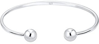 Elli Armband Damen Kugel Ball Geo Bangle in 925 Sterling Silber
